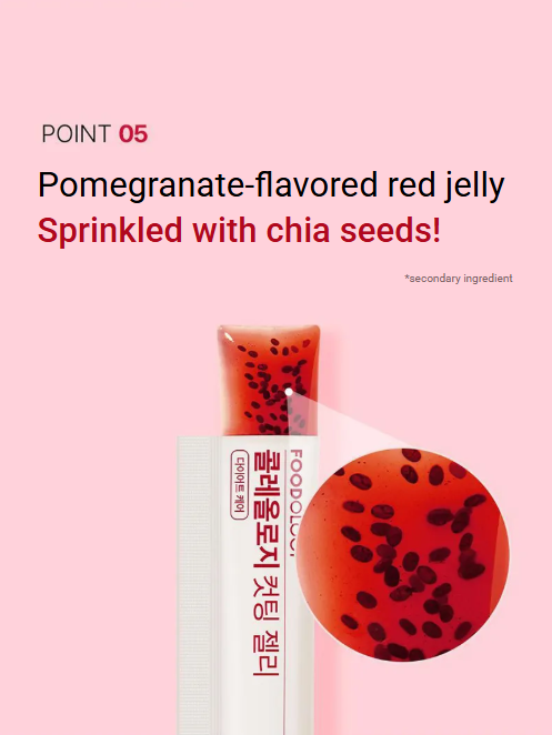 Textura da FOODOLOGY Coleology Cutting Jelly