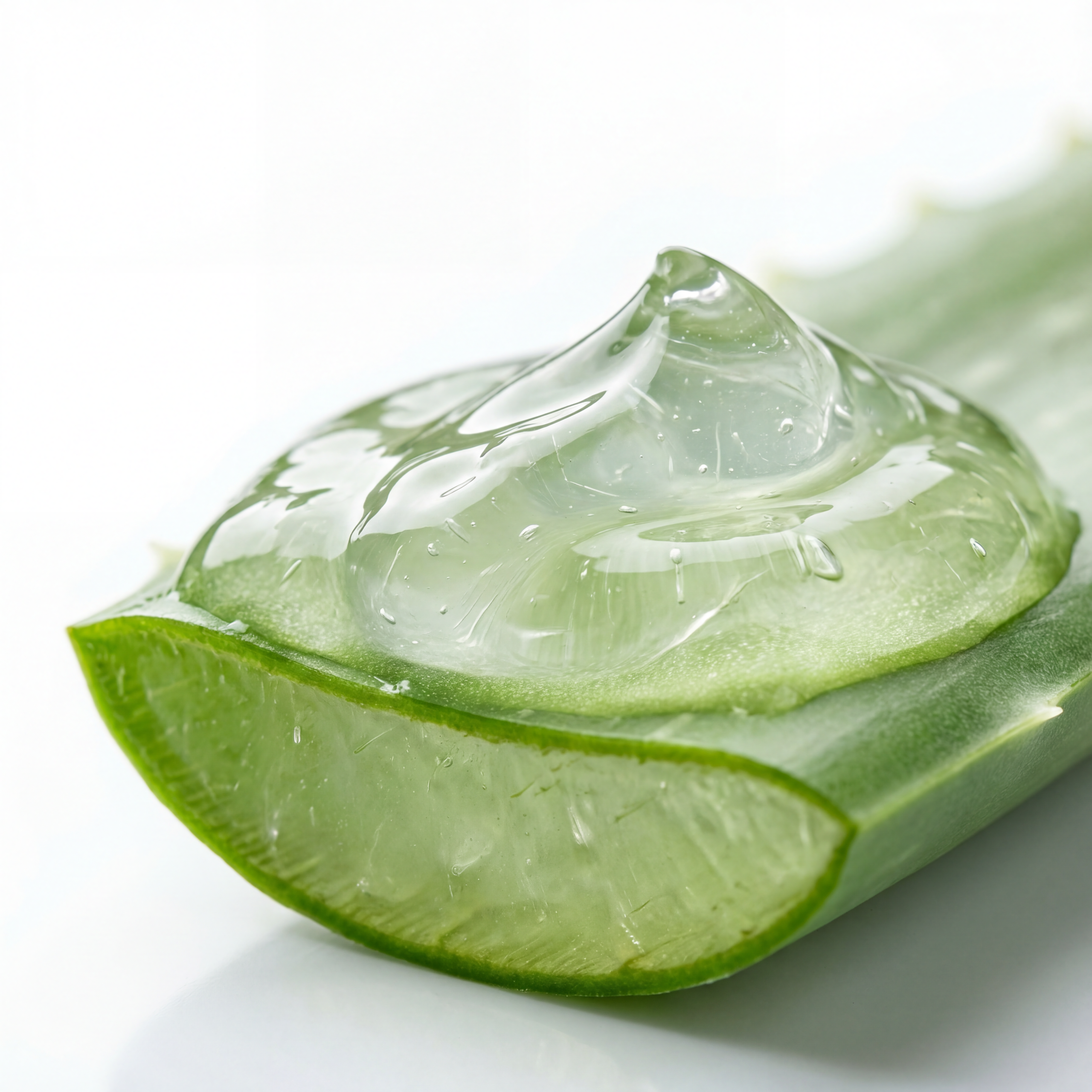 Gel natural extraído da folha de babosa