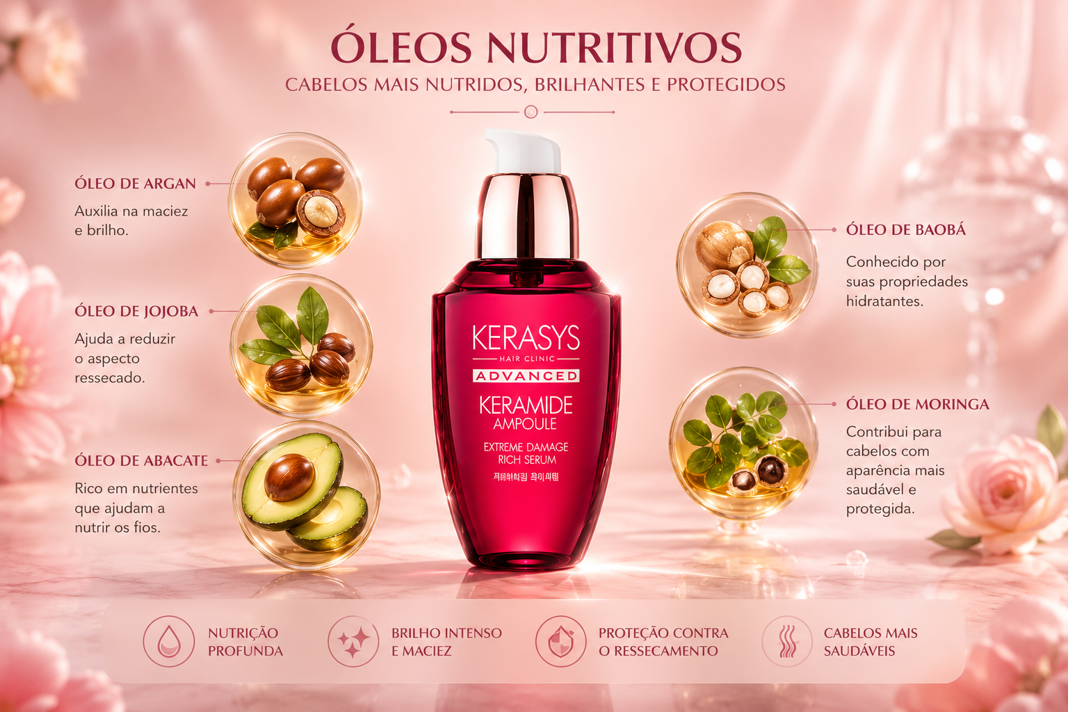 Complexo de cinco óleos nutritivos