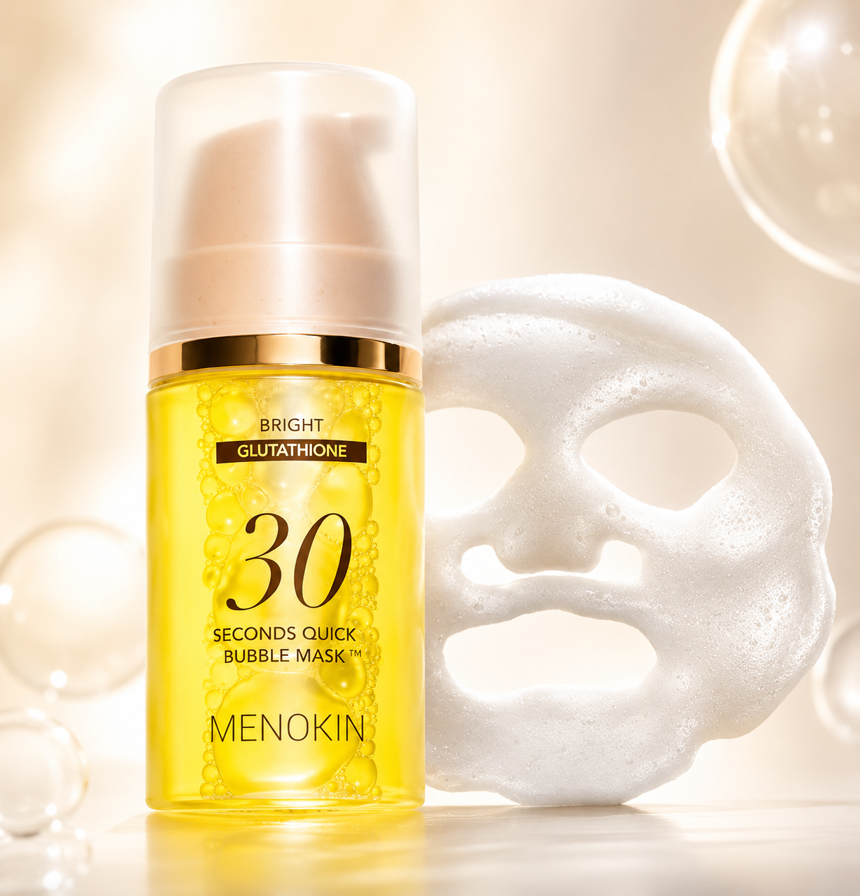 MENOKIN Bright Glutathione Bubble Mask
