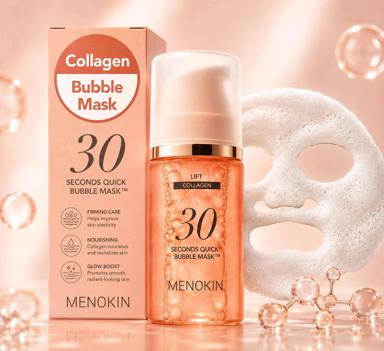 MENOKIN Lift Collagen Bubble Mask